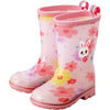 Usako Floral Rain Boots, Pink - Rain Boots - 1 - thumbnail