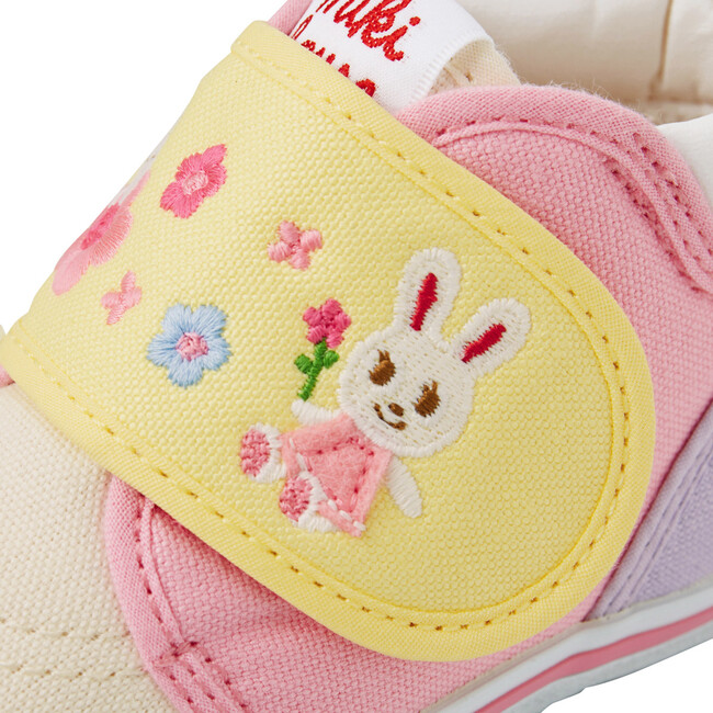 Bunny & Flower Second Shoes, Pink - Sneakers - 9