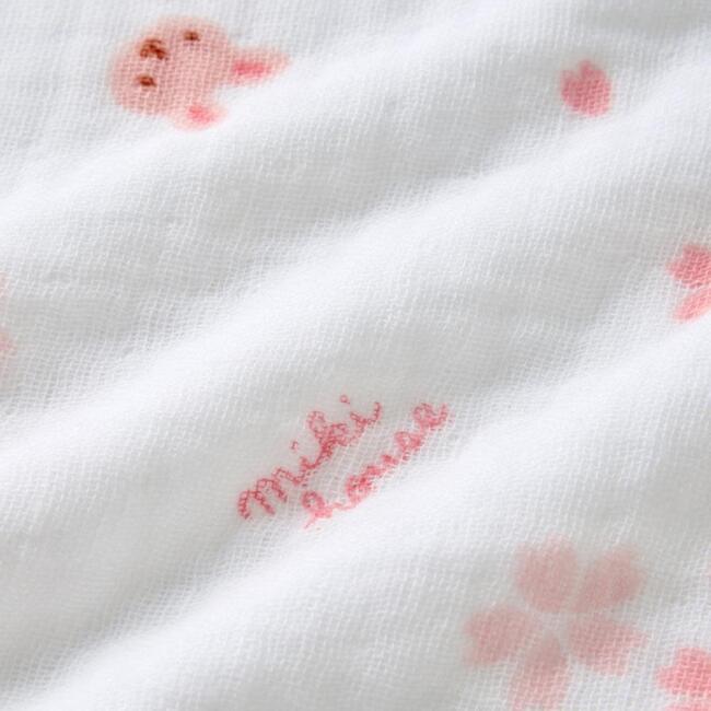UV Protection Gauze Pile Hybrid Bath Towel, Pink - Towels - 4