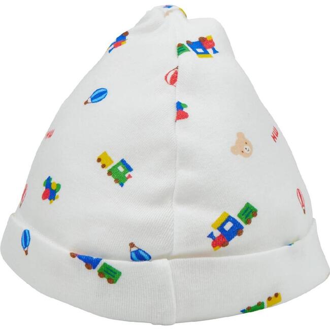 Cotton Baby Hat, Blue - Hats - 2