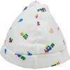 Cotton Baby Hat, Blue - Hats - 2