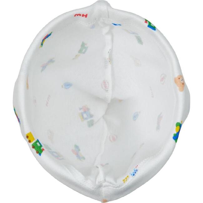 Cotton Baby Hat, Blue - Hats - 3