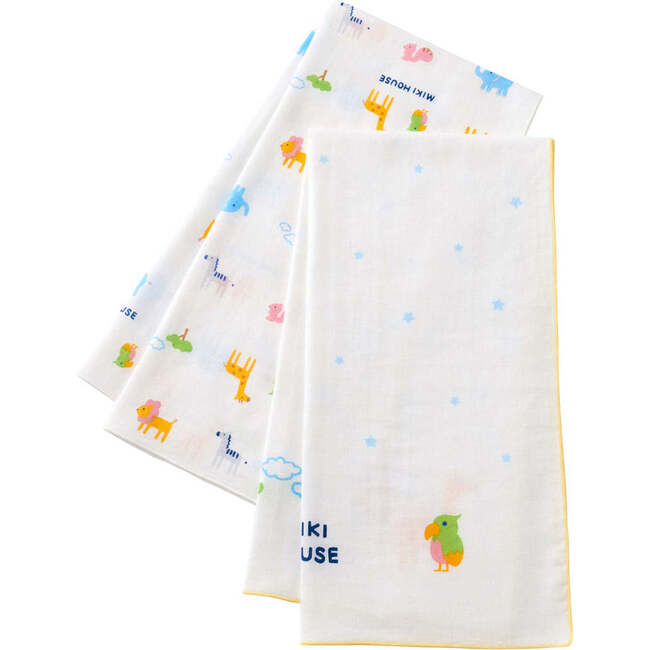 Gauze Towel 2 Set, Multi - Burp Cloths - 7