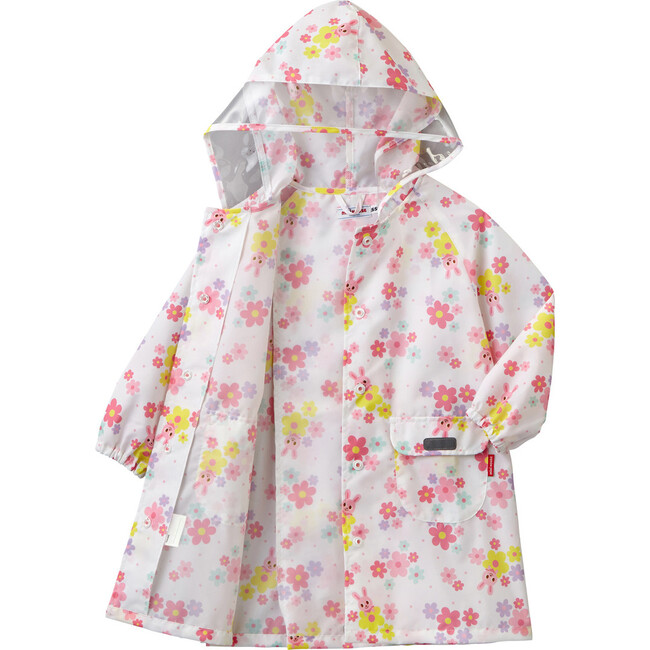 Usako Floral Rain Coat, Pink