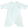 Classic Kimono-Style Hadagi Bodysuit, Blue - Onesies - 2