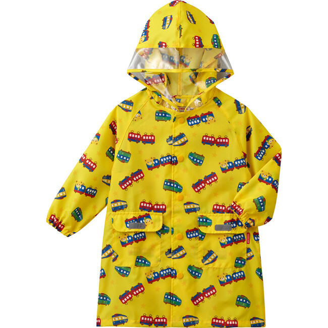 Pucci Choo-Choo Train Rain Coat, Yellow