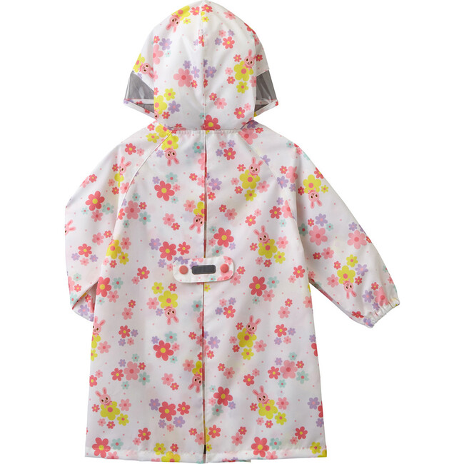 Usako Floral Rain Coat, Pink - Raincoats - 3