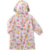 Usako Floral Rain Coat, Pink - Raincoats - 3