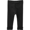 Frilled Pants, Black - Pants - 2
