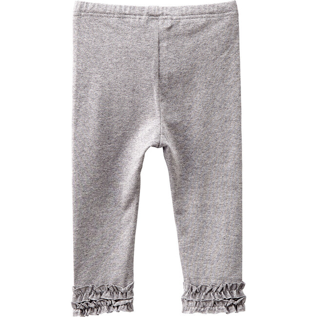 Frilled Pants, Grey - Pants - 2