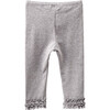 Frilled Pants, Grey - Pants - 2 - thumbnail