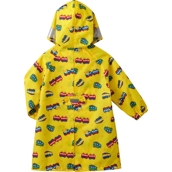 Pucci Choo-Choo Train Rain Coat, Yellow - Raincoats - 3