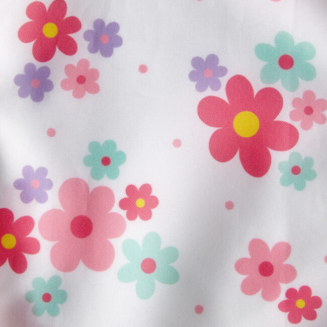 Usako Floral Rain Coat, Pink - Raincoats - 5