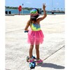 Tank Top Tutu Dress with Tulle Skirt, Neon Tie Dye - Dresses - 3 - thumbnail