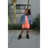 Tank Top Tutu Dress with Tulle Skirt, Hot Coral - Dresses - 6 - thumbnail