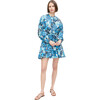 Women's Emma Dress, Woodstock Floral Blue - Dresses - 1 - thumbnail