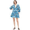 Women's Valerie Dress, Woodstock Floral Blue - Dresses - 1 - thumbnail