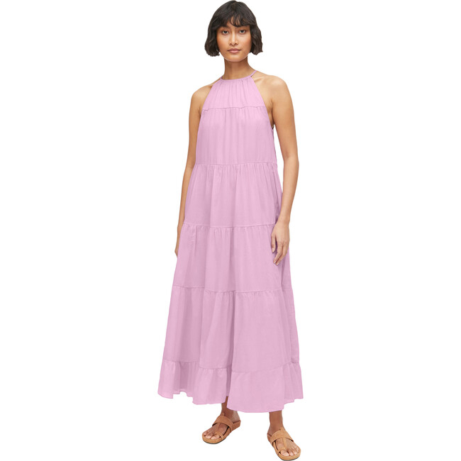 Women's Julia Dress, Smoky Grape - Dresses - 2