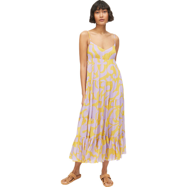Women's Josephine Dress, Free Spirit Yellow - Dresses - 1