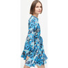 Women's Emma Dress, Woodstock Floral Blue - Dresses - 4