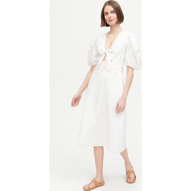 Women's Greer Dress, White - Dresses - 3