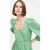 Women's Quinn Dress, Absinthe Green - Dresses - 3