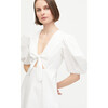 Women's Greer Dress, White - Dresses - 4