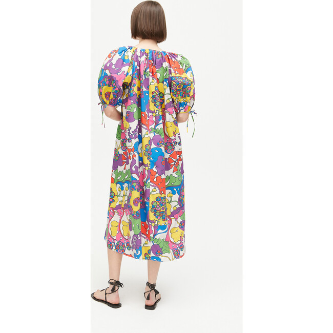 Women's Carly Dress, Woodstock Floral Rainbow - Dresses - 3