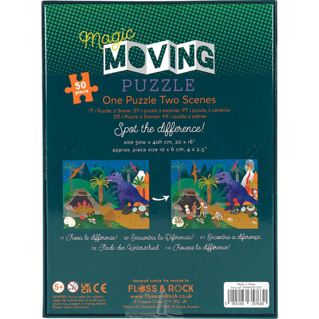 Dino 50pc Magic Moving Puzzle