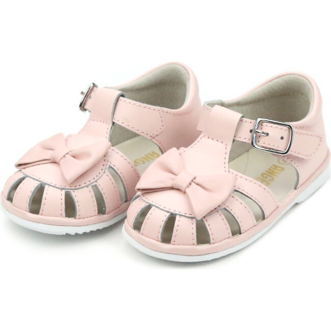 Baby Nellie Bow Sandal, Pink - Sandals - 1