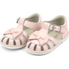 Baby Nellie Bow Sandal, Pink - Sandals - 1 - thumbnail