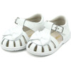 Baby Nellie Bow Sandal, White - Sandals - 1 - thumbnail