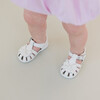Baby Nellie Bow Sandal, White - Sandals - 3