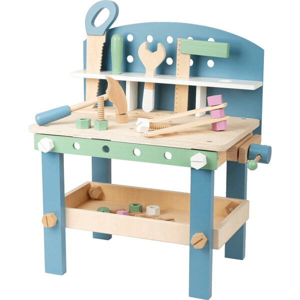 Compact Workbench with Accessories Nordic Theme - Small Foot Pretend ...