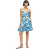 Women's Casey Dress, Woodstock Floral Blue - Dresses - 1 - thumbnail