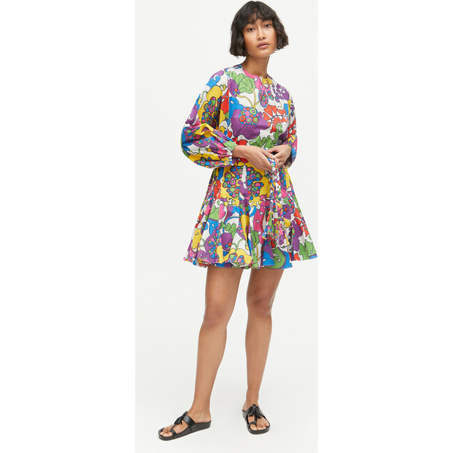 Women's Ella Dress, Woodstock Floral Rainbow - RHODE Dresses | Maisonette