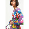 Women's Ella Dress, Woodstock Floral Rainbow - Dresses - 4