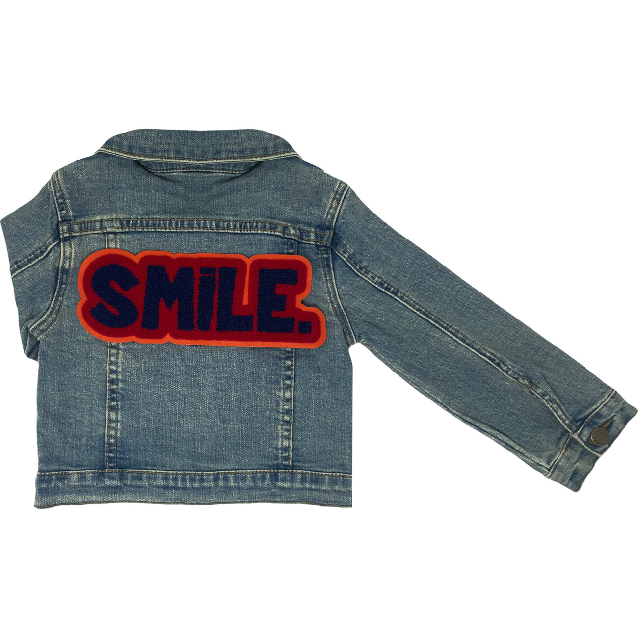 Lola & The Boys Customizable Patch Denim Jacket, 4 Light / Denim