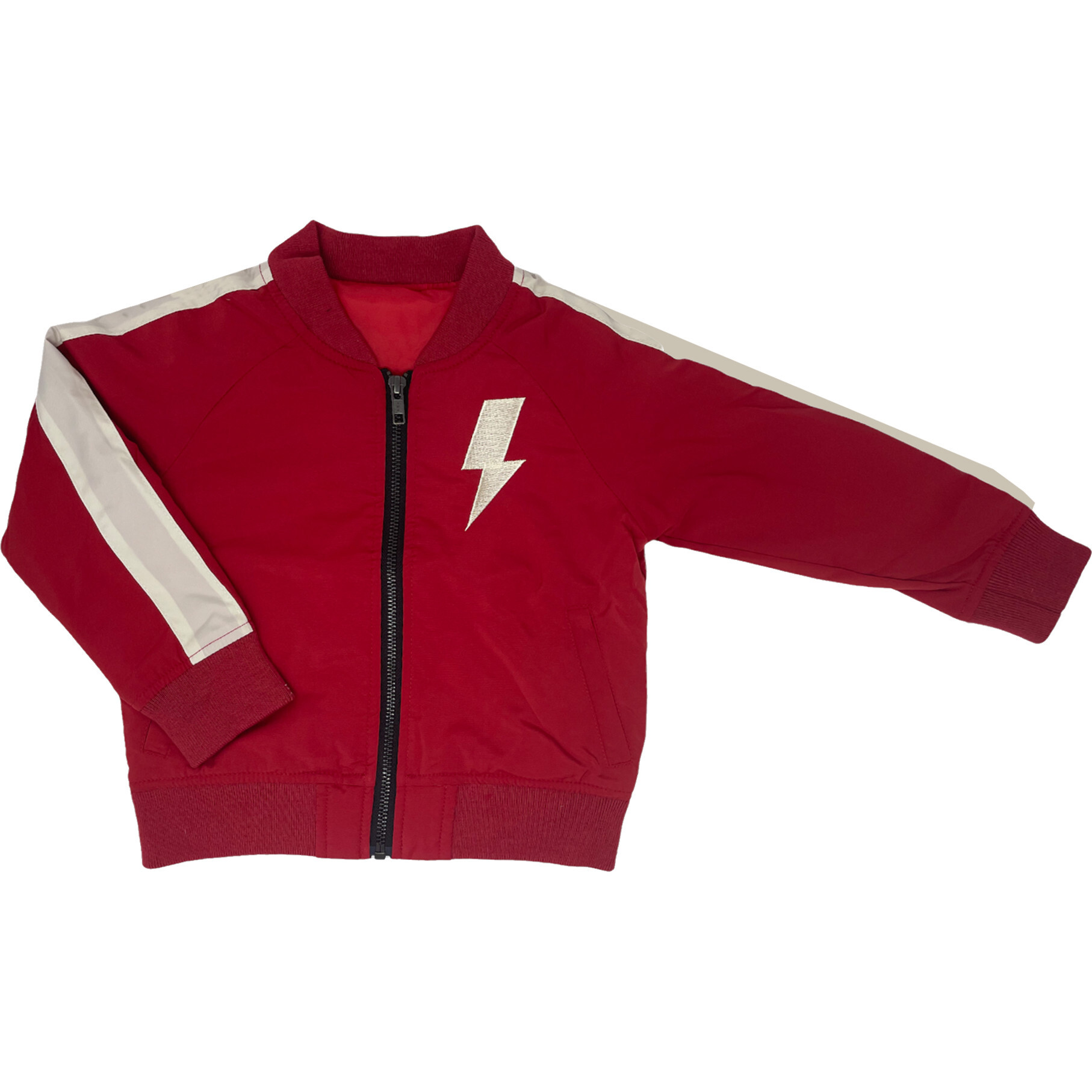 Bomber Jacket, Red - Jackets - 1