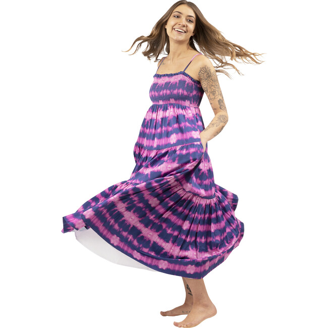 Women's Maxi Dress, Tie Dye - Dresses - 2