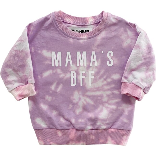 Mama's BFF Lilac Tie-Dye Pullover, Baby
