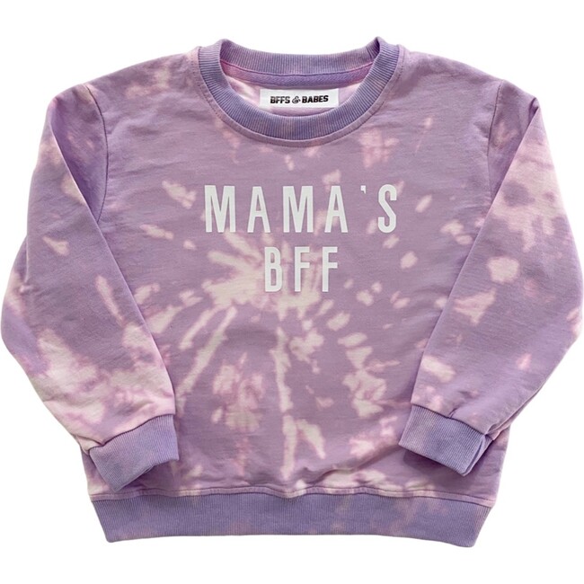 Mama's BFF Lilac Tie-Dye Pullover - Sweatshirts - 1