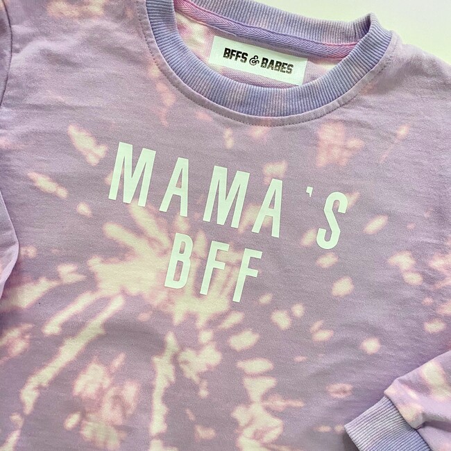 Mama's BFF Lilac Tie-Dye Pullover