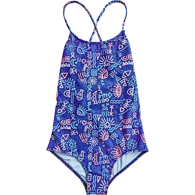 Action One Piece Swimsuit, Navy Seasong