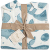 Wearable Blanket (Muslin Whale Print),Caspian - Sleepbags - 1 - thumbnail