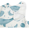 Wearable Blanket (Muslin Whale Print),Caspian - Sleepbags - 3 - thumbnail