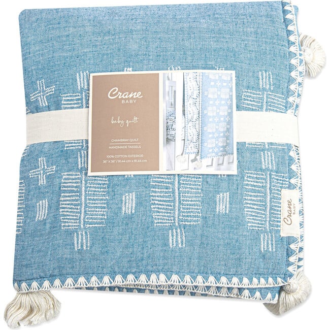 Quilted Blanket, Caspian - Quilts - 4