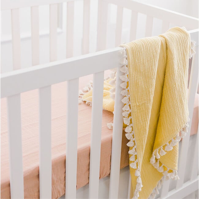 Crib Fitted Sheet, Copper - Crib Sheets - 5