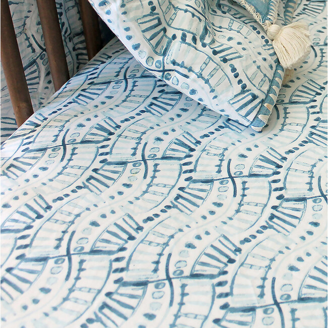 Crib Sheet (Indigo), Caspian - Crib Sheets - 6