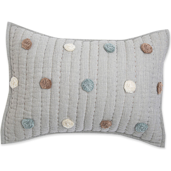 Decorative Quilted Pillow, Ezra - Decorative Pillows - 1